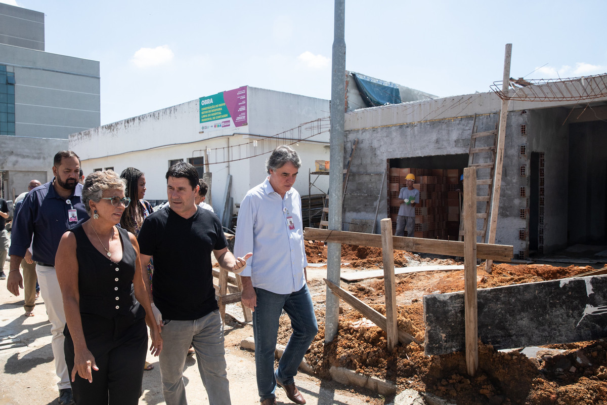 Vereador Alex Chiodi fiscaliza obras em andamento do Centro de Apoio Hospitalar