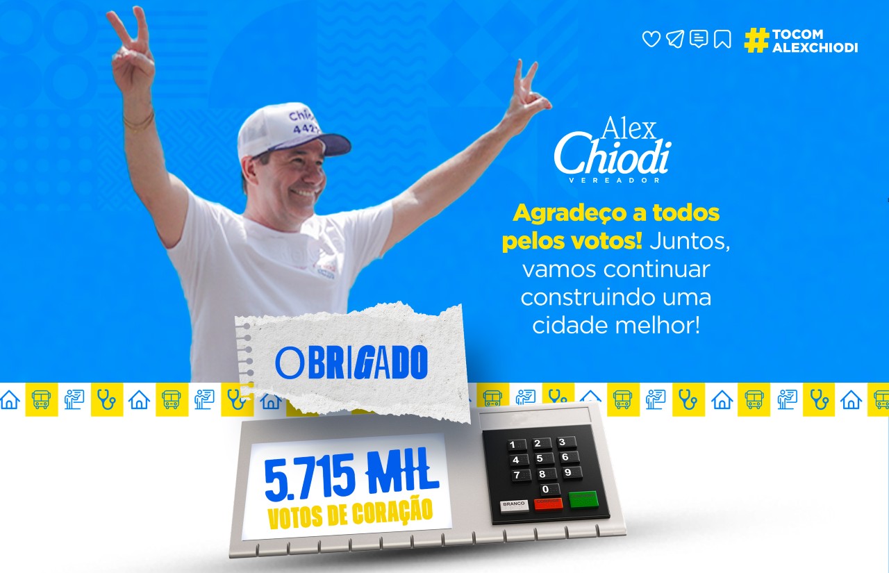 Alex Chiodi é reeleito para o 5º mandato em Contagem